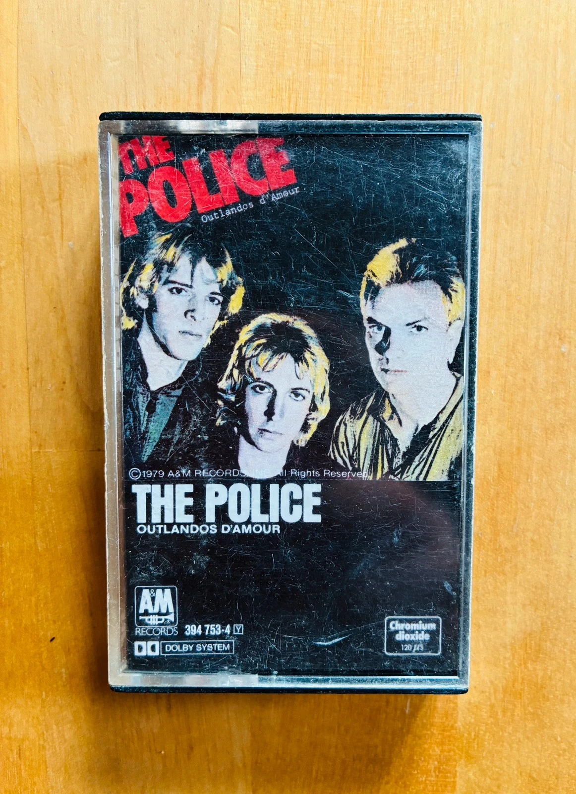 Cassette audio The Police Outlandos d’amour.